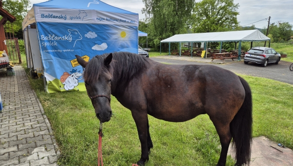 Okolo Bašky cestička letos s vůní country a kroky v sedle