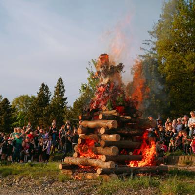 Pálení čarodějnic na přehradě Baška 2025